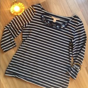 🆕🍌REPUBLIC JEWEL BOATNECK TOP Sz S=6